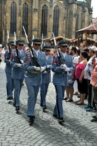Changing of the guard, Prague Castle, Prague, Czech Republic - DSC_2173 – Copy